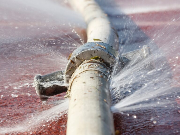 What to do if your pipes burst? Call a professional for help.