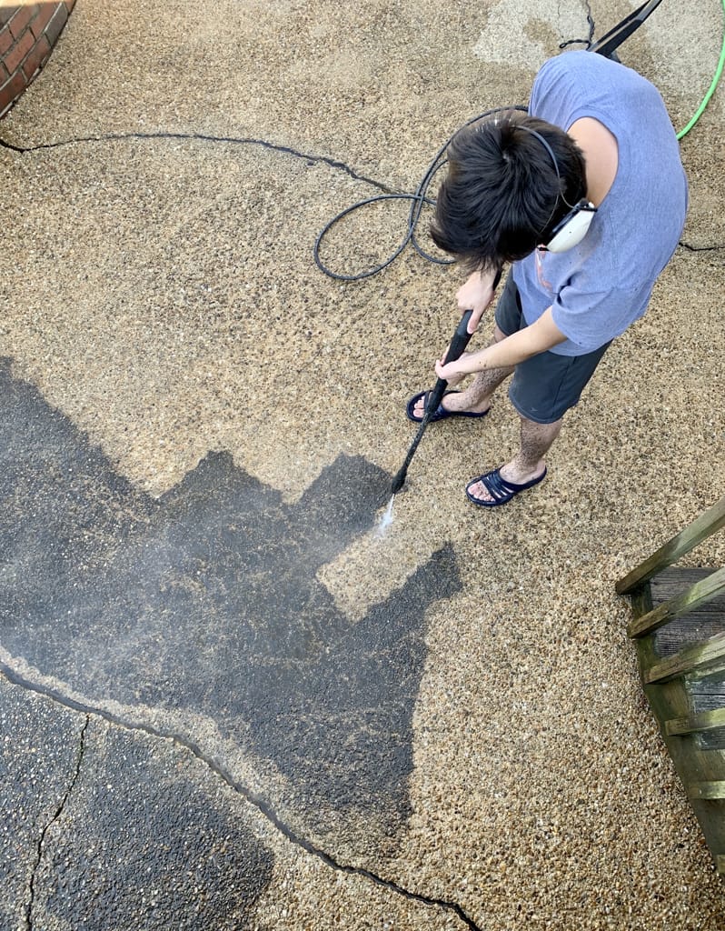 mobile driveway power washing services