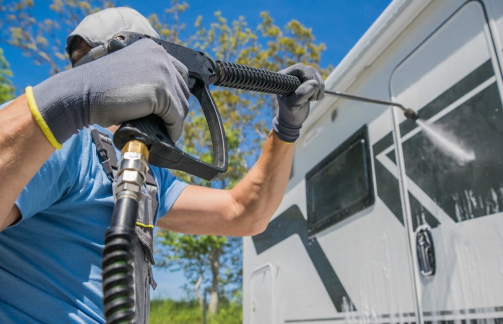 mobile rv power washing services